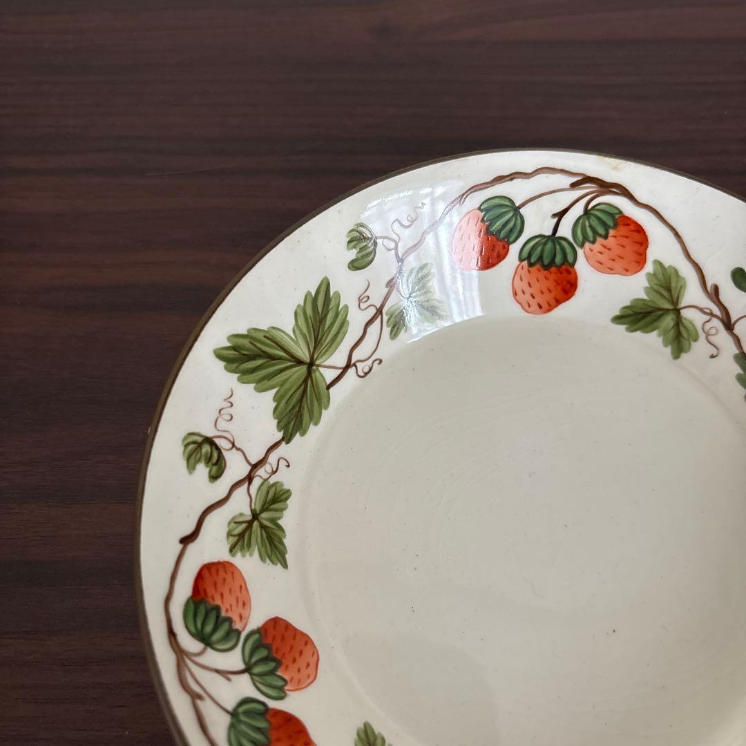 【超希少】ウェッジウッド ワイルドストロベリーの系譜 小皿 13cm 2枚