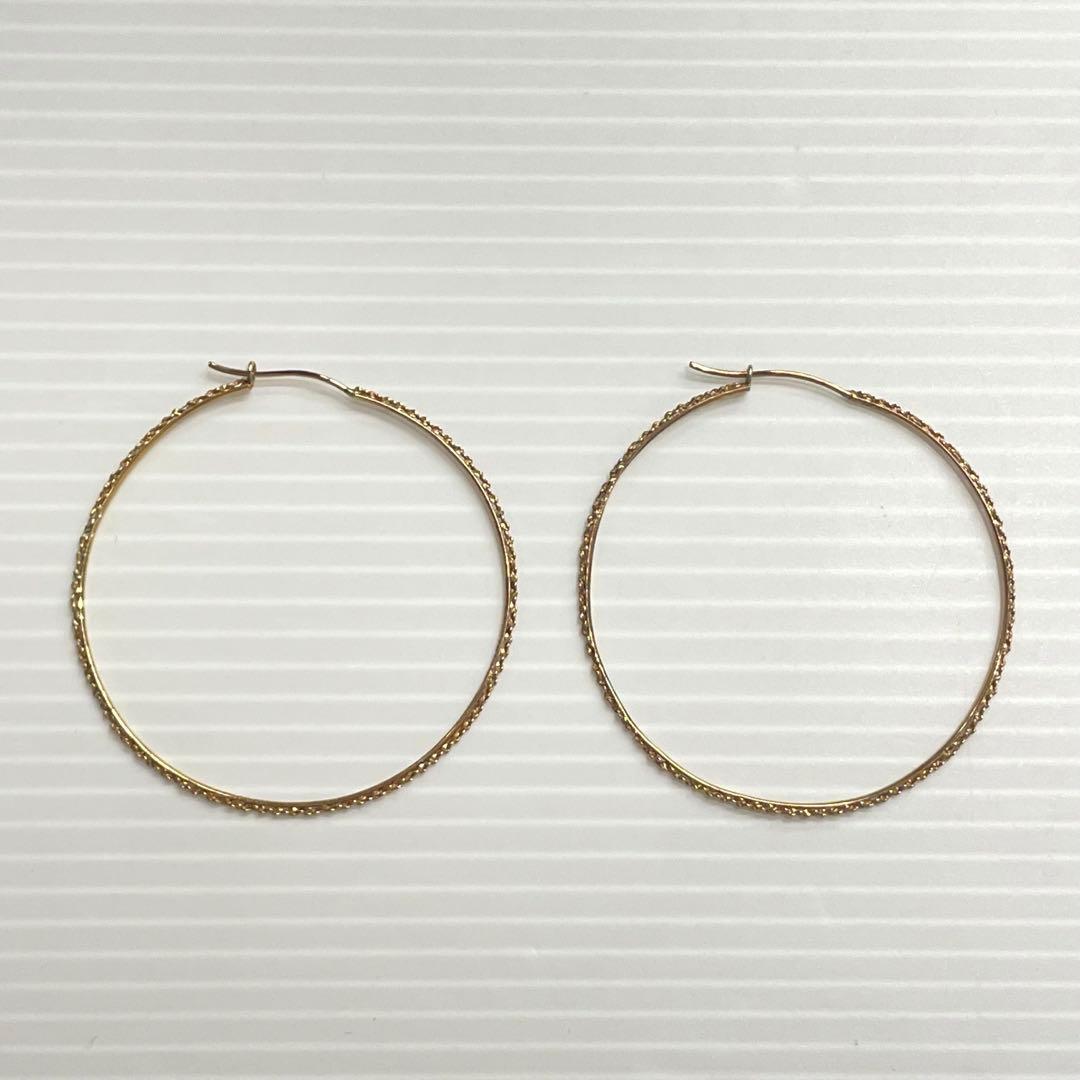 K10 両耳 フープピアス