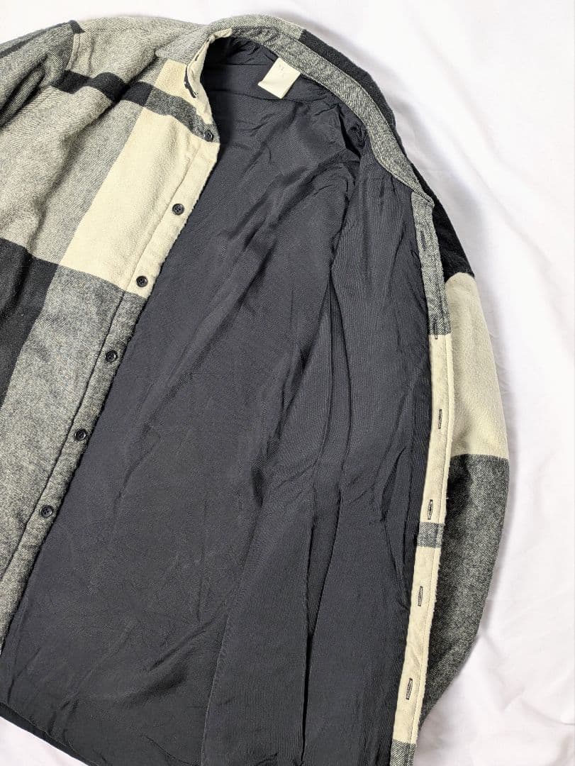 新品未使用 N.HOOLYWOOD ビッグチェックオーバーサイズシャツジャケット