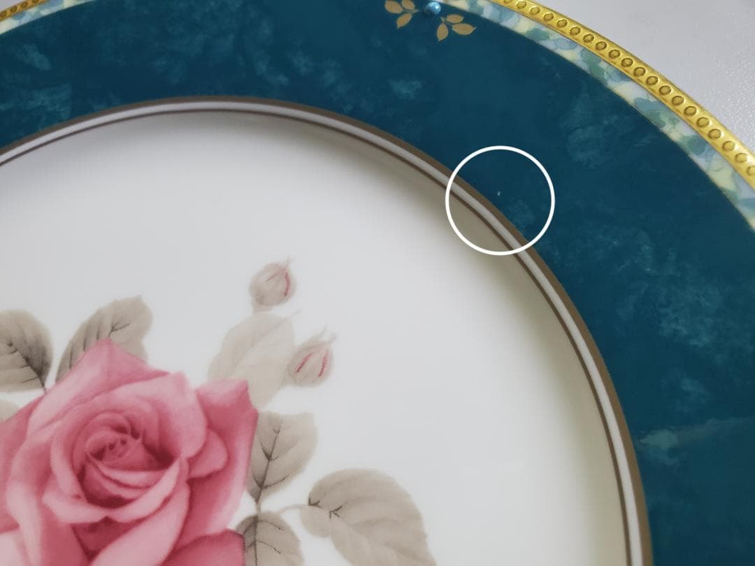 NARUMI CARESS 21cmデザート皿 ３枚セット ナルミ カレス