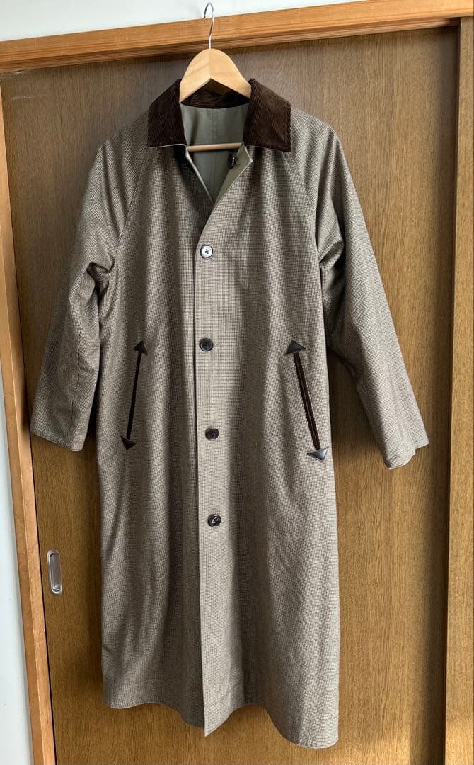 極美品◼️ TICCA ティッカリバーシブルステンカラーコート