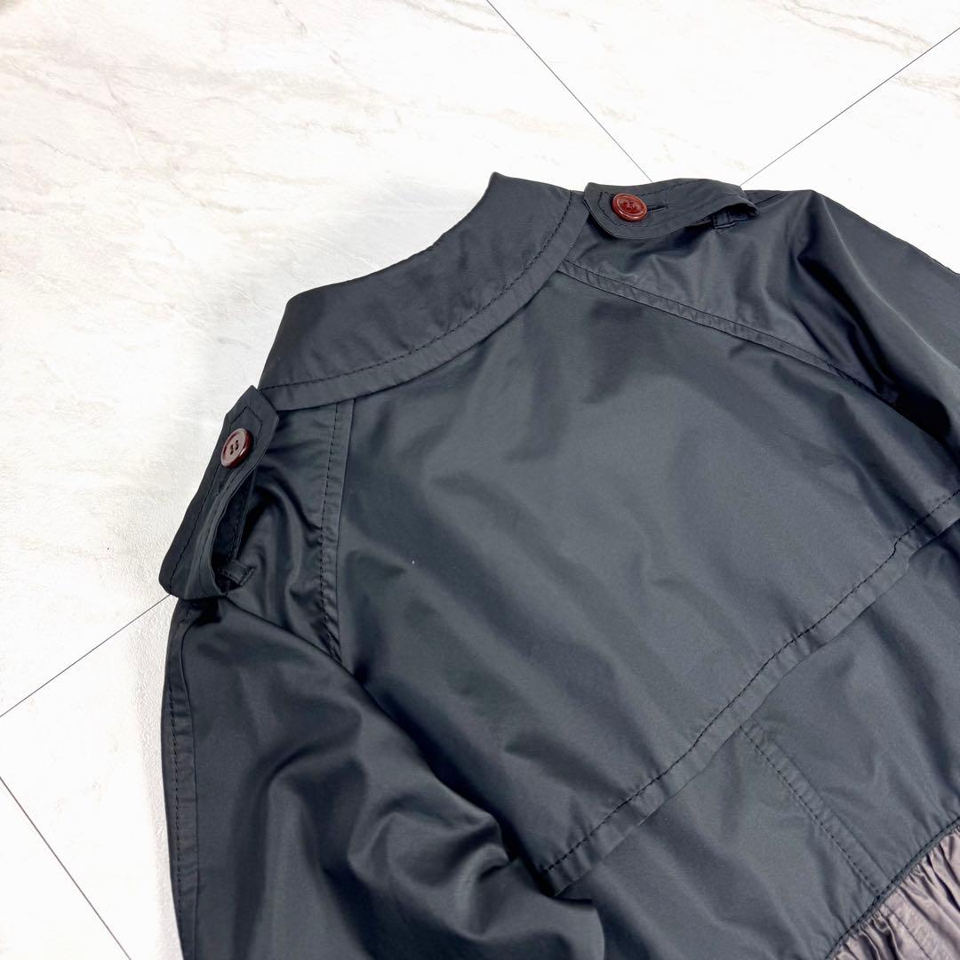 AD2017 トリコ コムデギャルソン トレンチコート バイカラー チェック M