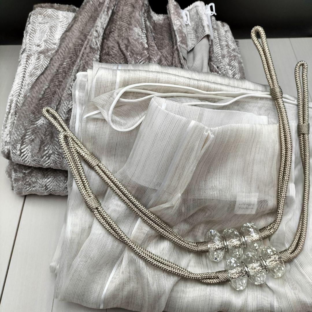 フジエテキスタイル レース&ドレープW103×254 F-2511KA11