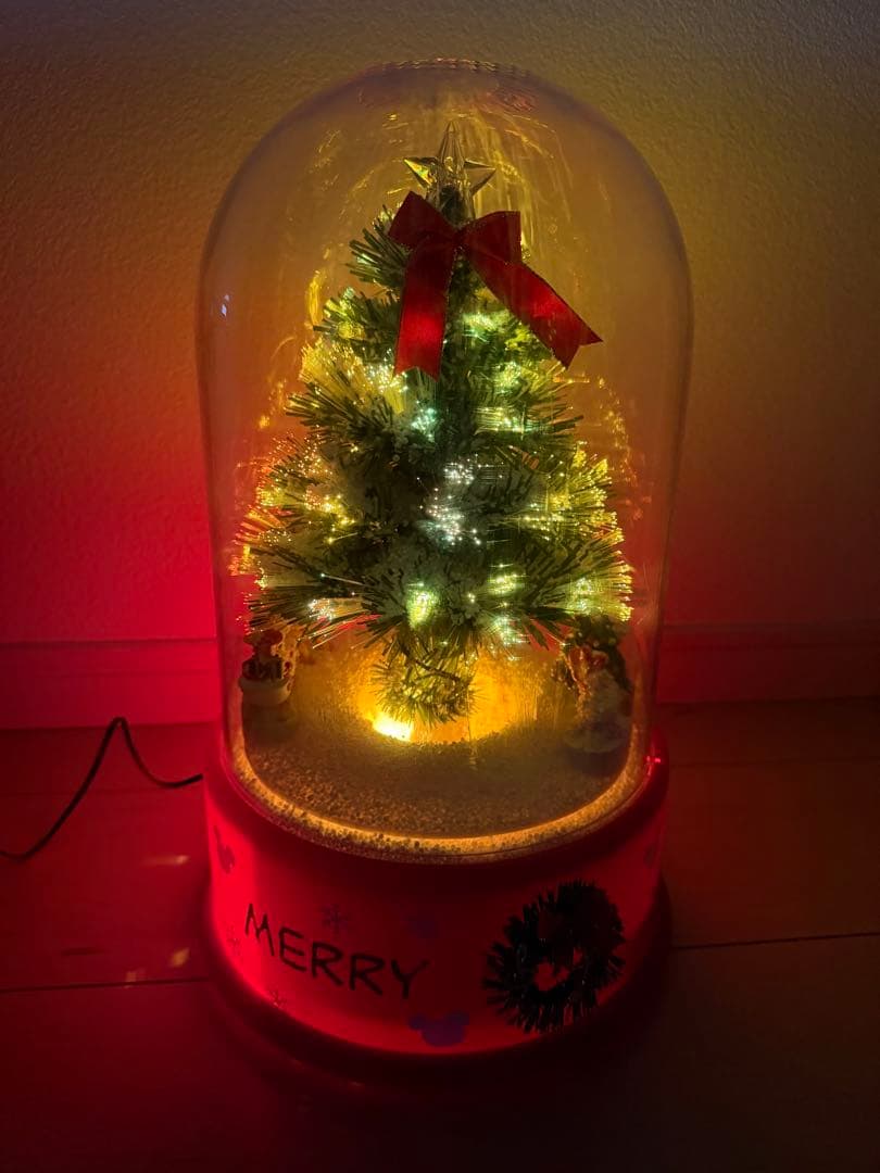 【希少】ディズニー クリスマス スノーツリー