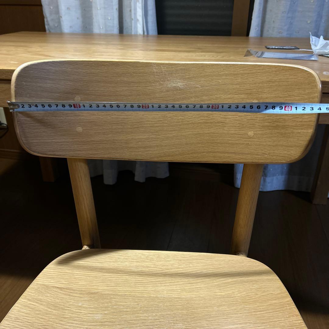 無印良品 ラウンドチェア　オーク材 ダイニングチェア　1脚