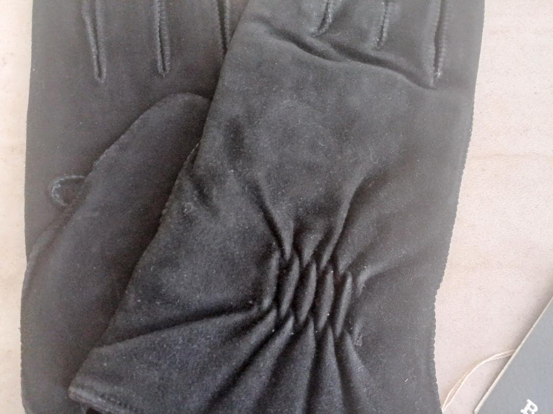 BALLY ブラック スエード 手袋