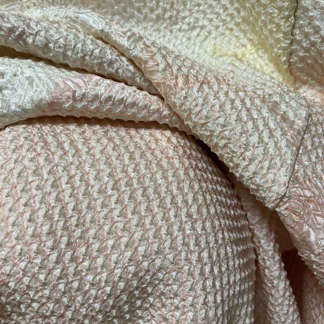 正絹　総絞り　四つ身祝い着