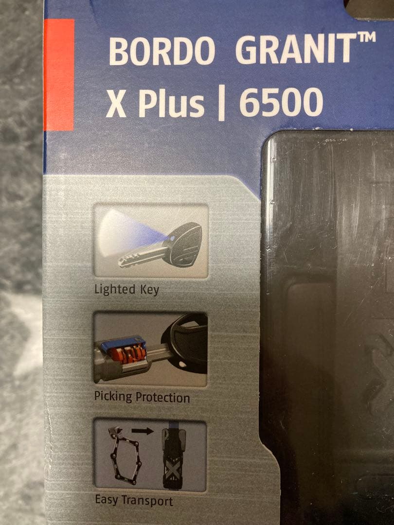 （新品）ABUS BORDO GRANIT X Plus 6500 自転車ロック