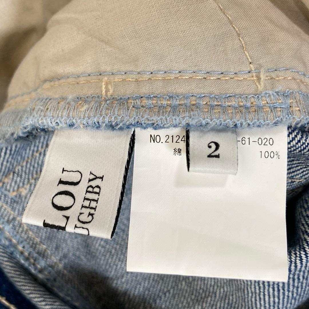 アルアバイル　ルルウィルビー パールデニム バギーパンツ 2