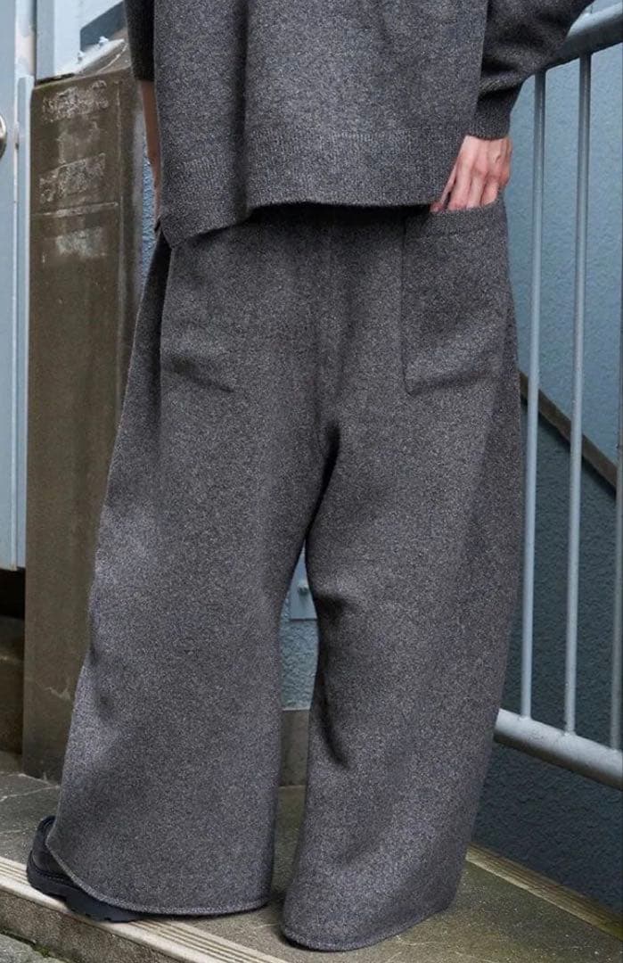 【極美品】nonnotte ノノット Knit Pants Extra Wide