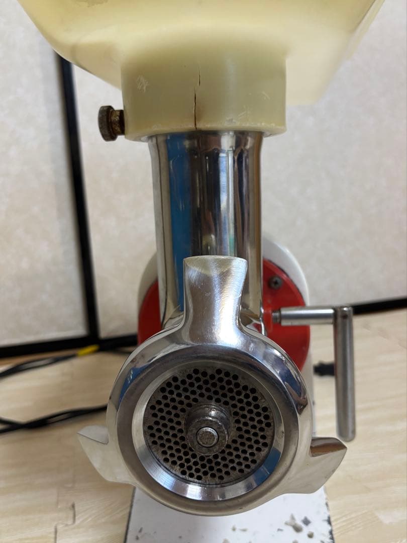 電動ミートチョッパー　業務用　MS-127B 株式会社なんつね