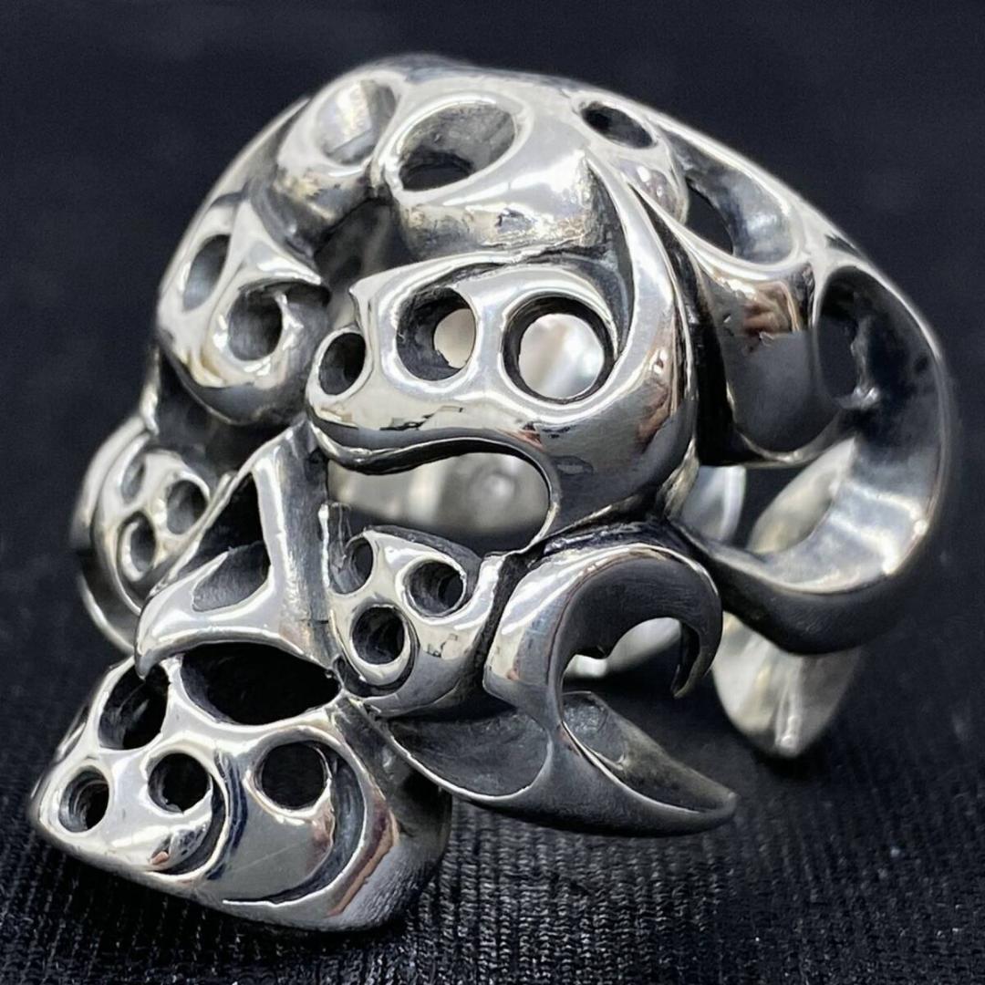 TENDERLOIN T-SKULL RING SILVER リング 18号