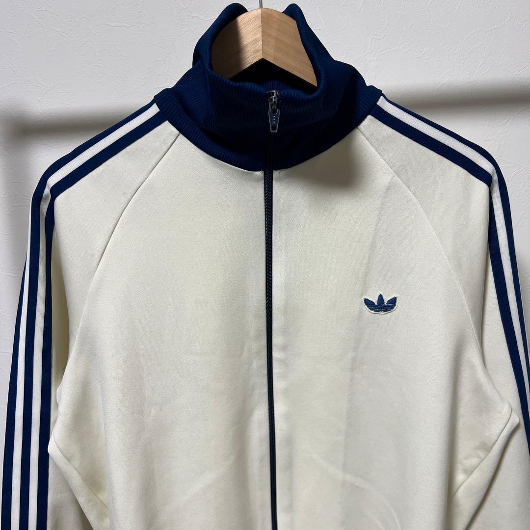80s adidas アディダス トラックジャケット デサント 古着 ビンテージ