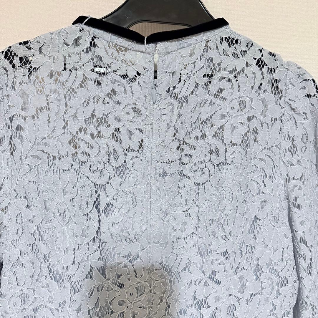 CELFORD ボウタイ付きレースマーメイドワンピース