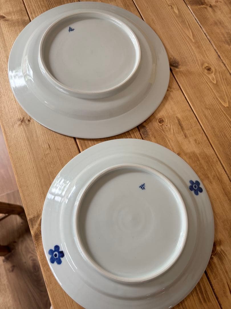 徳永優心 九谷青窯 九谷焼き プレート 皿 3枚セット 色絵花つなぎ