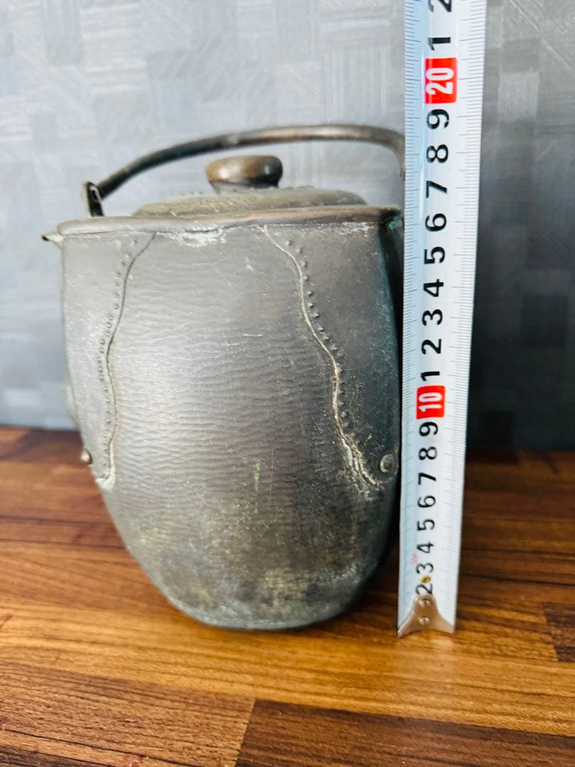 古銅 急須 大明宣徳五年 古置物 銅器 中国古賞物 蔵出 骨董品 アンティーク