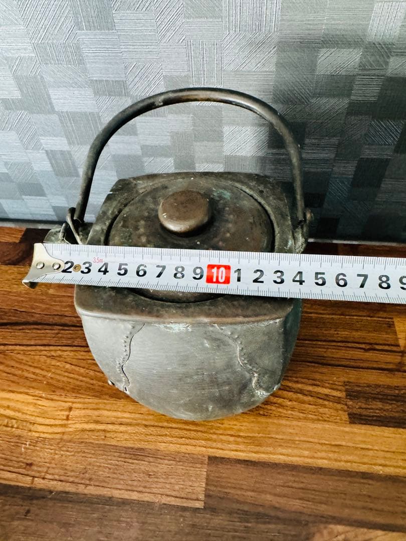 古銅 急須 大明宣徳五年 古置物 銅器 中国古賞物 蔵出 骨董品 アンティーク