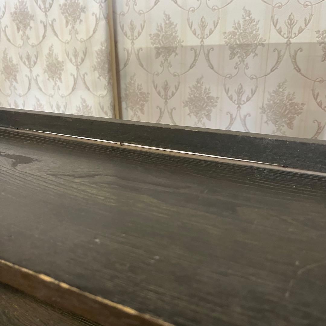 【アンティーク】昭和レトロ 木製 4段 楔本棚 くさび 飾り棚 オープンラック