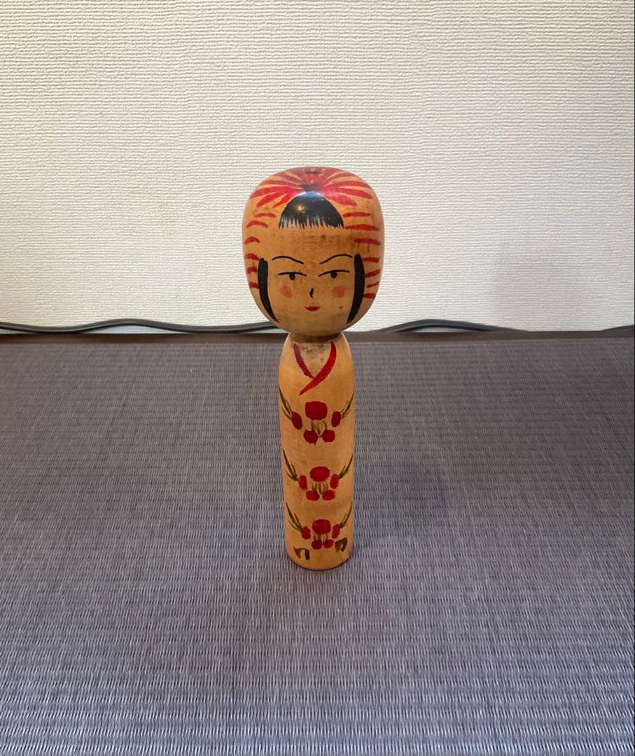 【レトロ】布袋様の一刀彫、こけし　14体【体長　約15㎝〜45㎝】