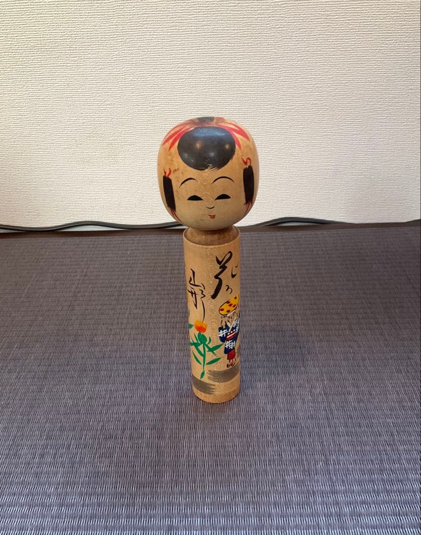 【レトロ】布袋様の一刀彫、こけし　14体【体長　約15㎝〜45㎝】