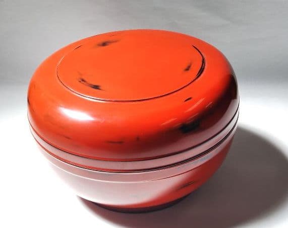 茶道具 喰籠 乾漆 根来塗 二代 中川正斉 新品