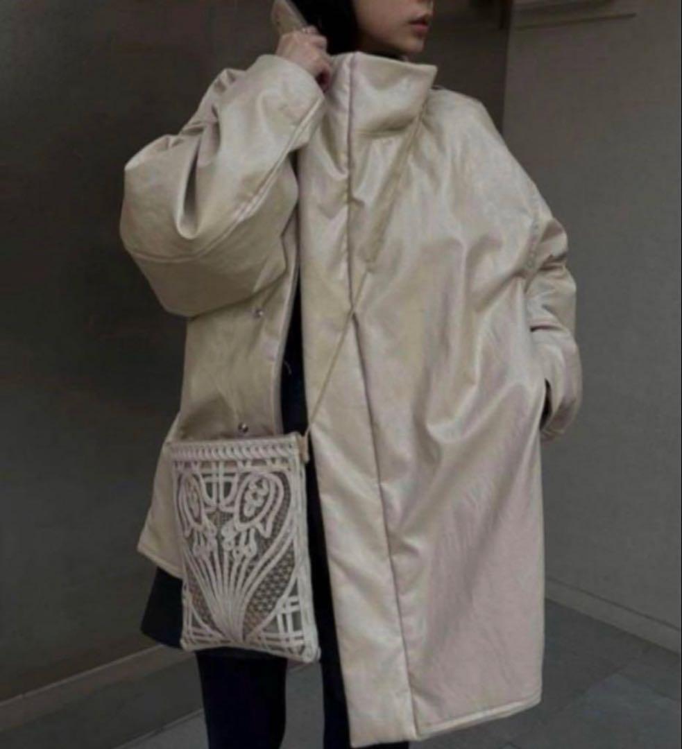 ジャケット・アウター AMERI PASTING LIKE FAKELEATHER JACKET