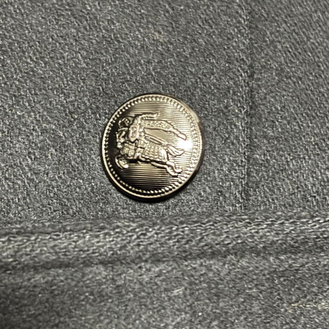 美品 バーバリーブラックレーベル★カシミヤ混 ナポレオンコート メンズ Mサイズ