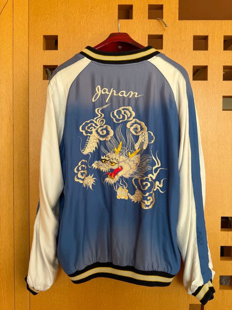 テーラー東洋 TAILOR TOYO スカジャン XL 鷲 × 龍 寅 刺繍
