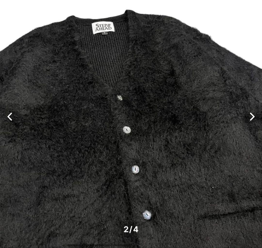 STEP AHEAD モヘアカーディガン L 新品未使用