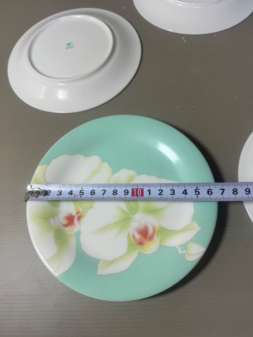 2586 香蘭社　胡蝶蘭　皿　5客　未使用