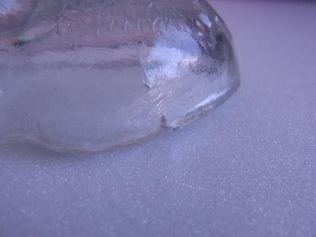 戦前　金魚型　ガラス　ぺろぺろ　とろとろ　古い菓子型　昭和初期　大正　型吹き