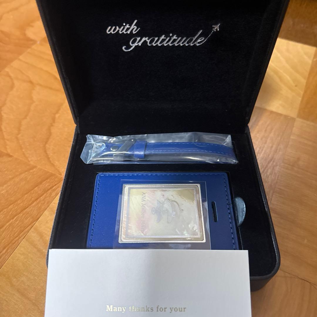 ANA オリジナル ネームタグ ライフタイム 100万 マイル 記念品 未使用品