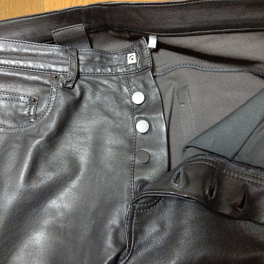最終的値下げ羊革レザーパンツ検メンズ衣料革パンDiorHomme2012AW