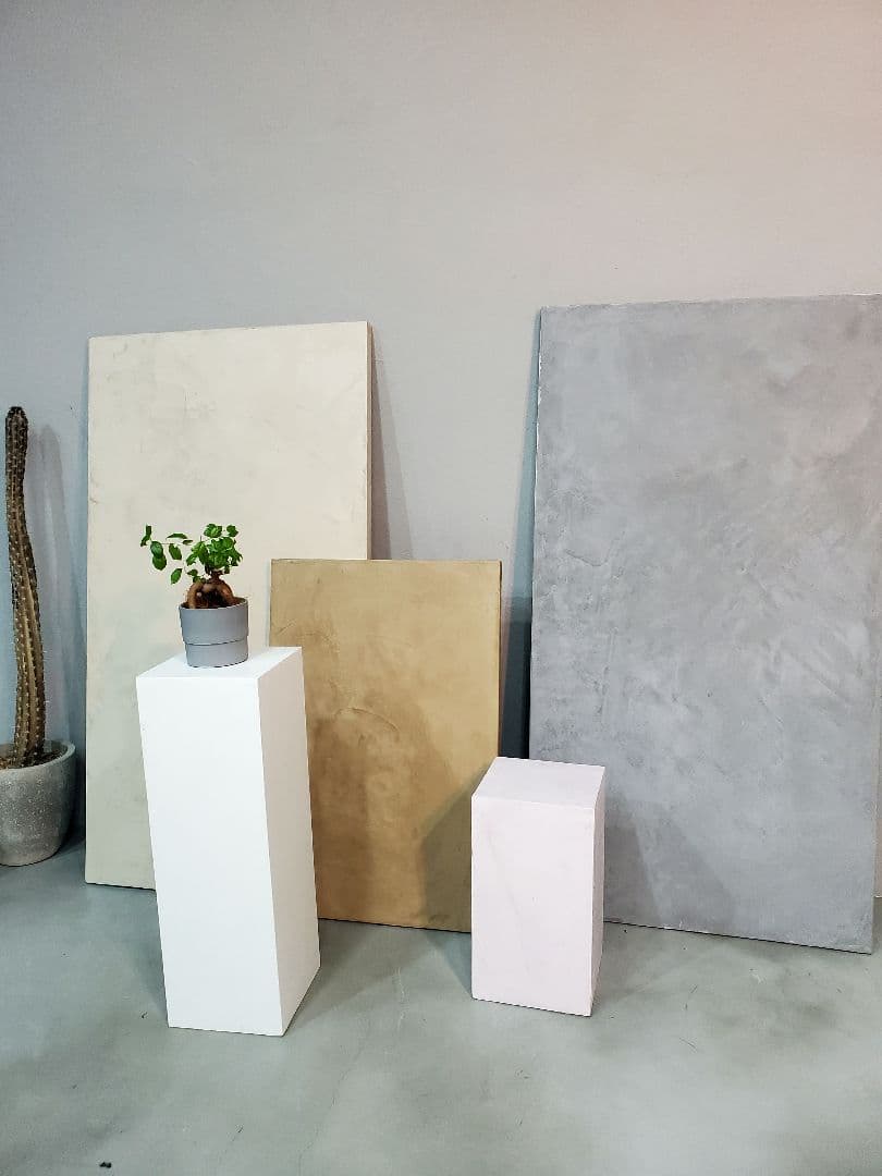 モールテックス ディスプレイテーブル オブジェ オーダー制作 コンクリ家具