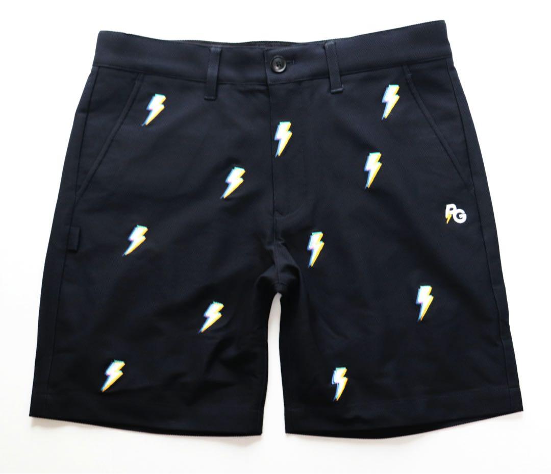 《パーリーゲイツ》新品 エレキ刺繍 ストレッチ ショートパンツ 4(W82)