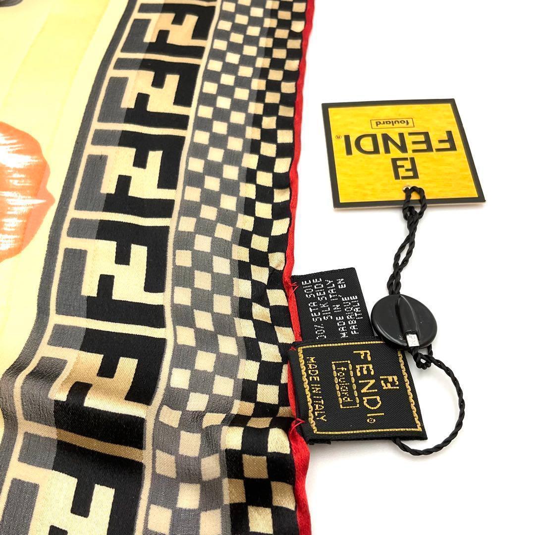 【未使用】FENDI フェンディ スカーフ ペカン バッグ柄 FF