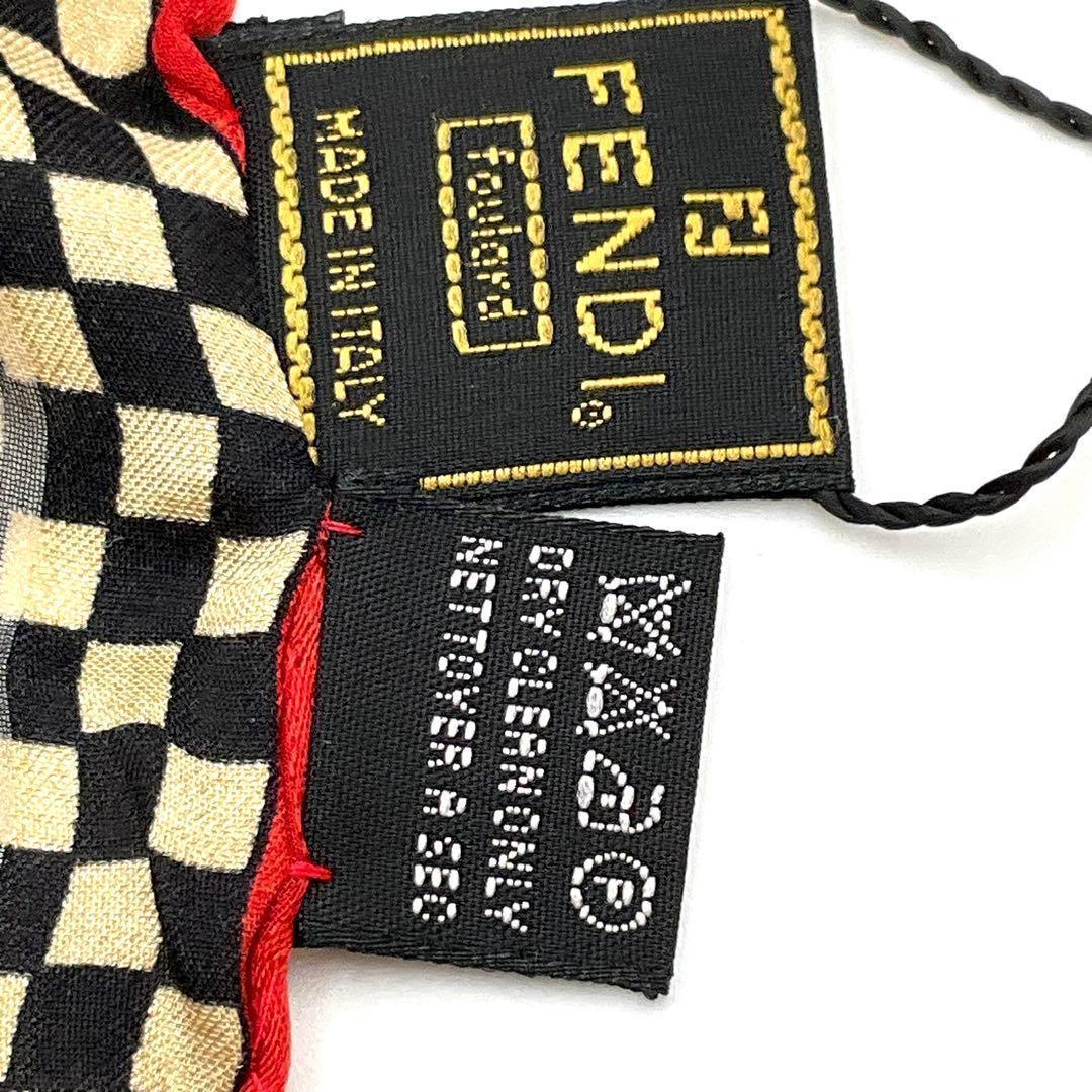 【未使用】FENDI フェンディ スカーフ ペカン バッグ柄 FF