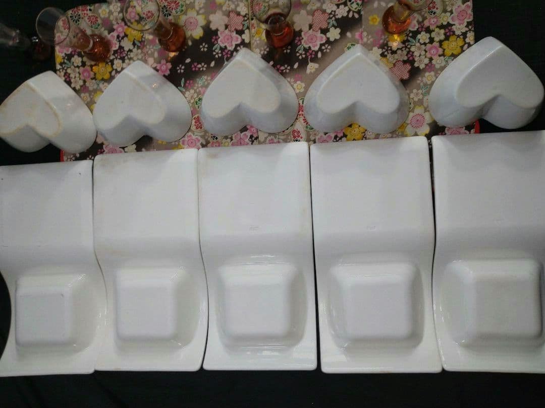 ⬛豪華に素敵な演出ディスプレイ用⬛２ステージウェーブ【デザイン長皿】⬛３組セット