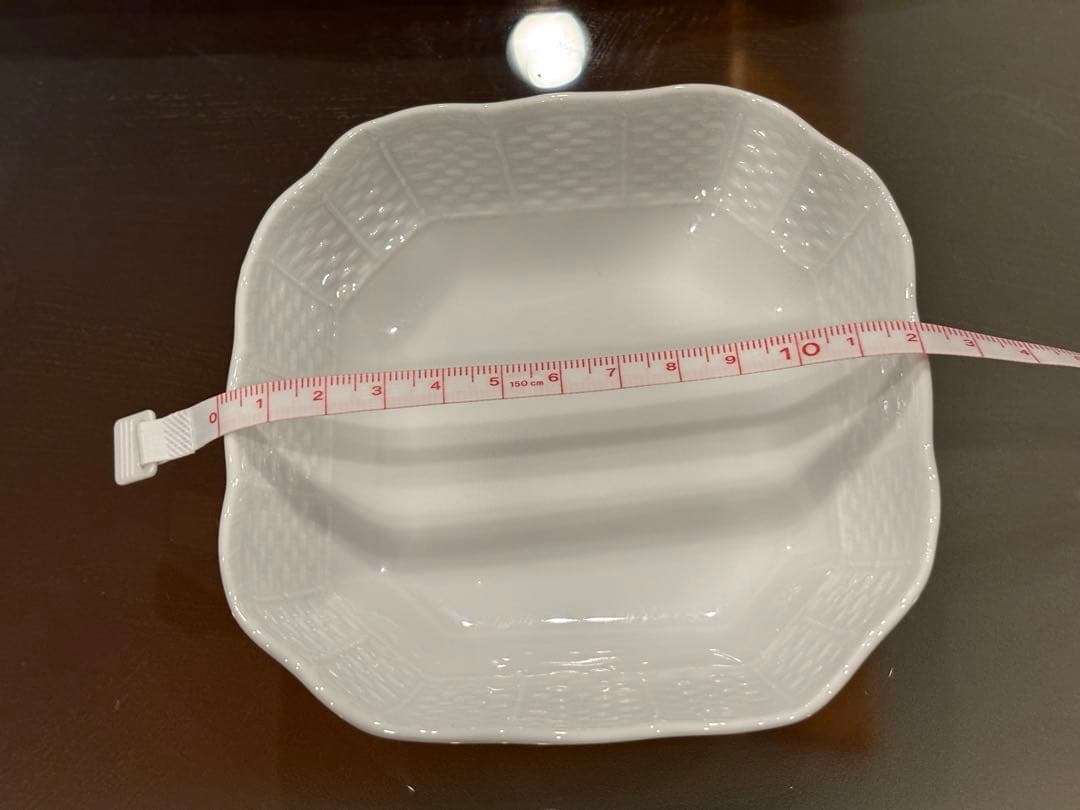 新品　リチャードジノリ　ベッキオホワイト　スクエア　12cm ６客セット