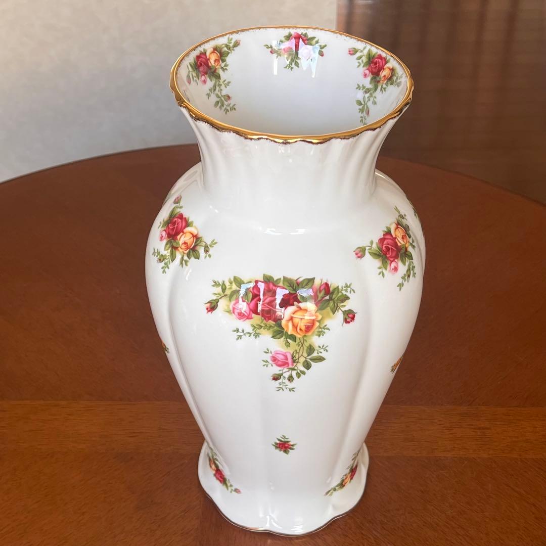 【希少品】ロイヤルアルバート★オールドカントリーローズ★大きな花瓶