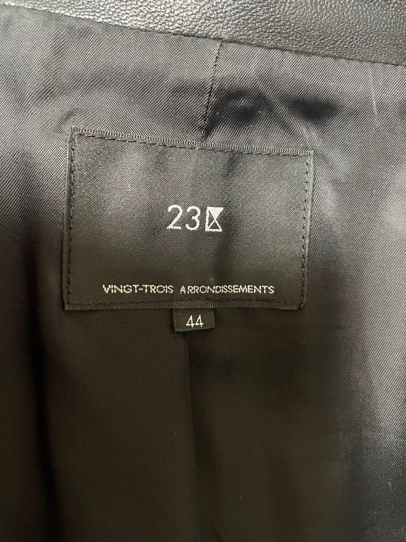 【ホヌホヌさん専用】23区　44 レザージャケット　着用少