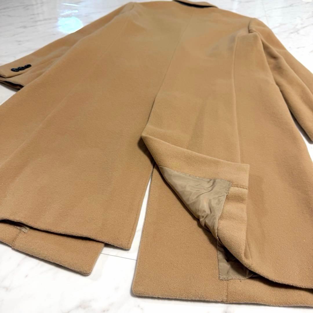 【極美品】完売品✨️ICB カシミヤ 大きいサイズ 44 チェスター コート