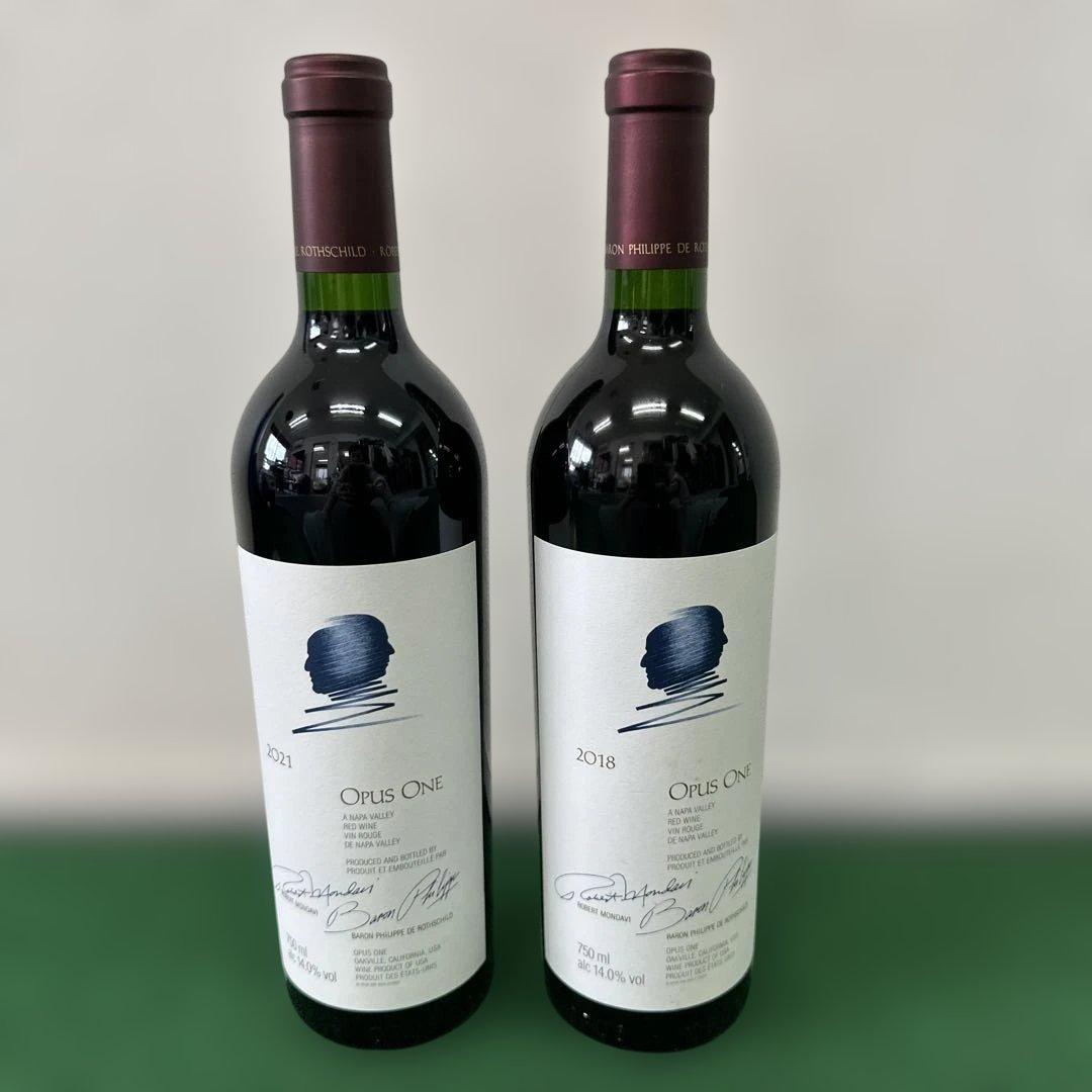 J*g様 Opus One 赤ワイン 2018 2021 セット