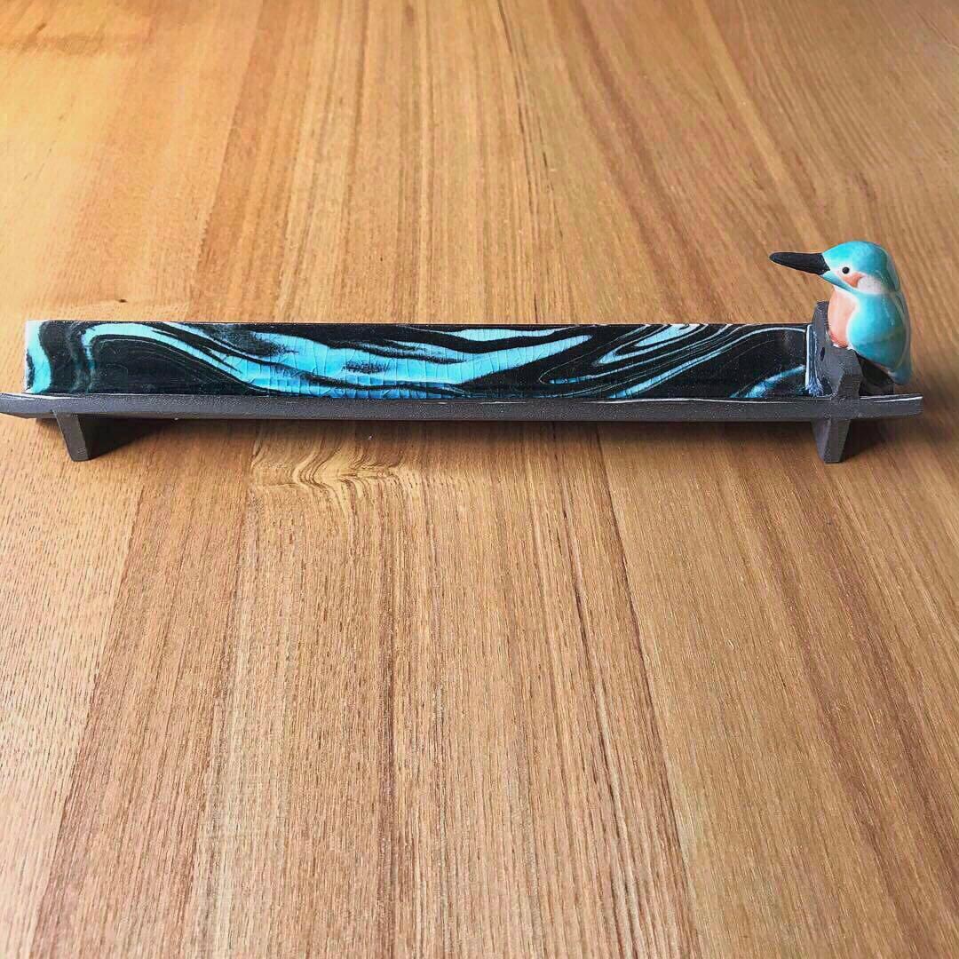 カワセミの香立　飯田倫久