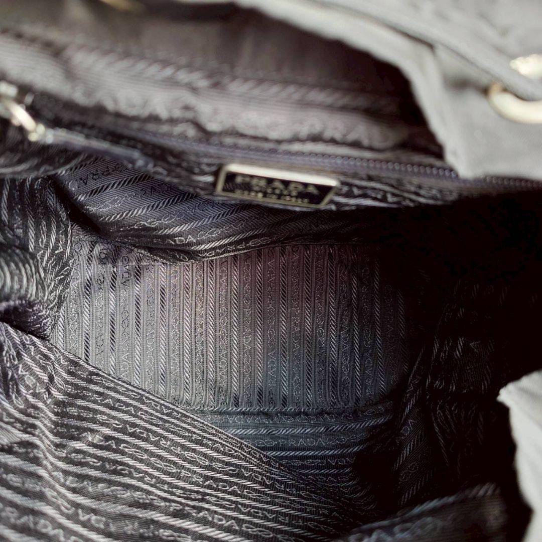 プラダ リュックサック 三角ロゴ バックパック ブラック レディース