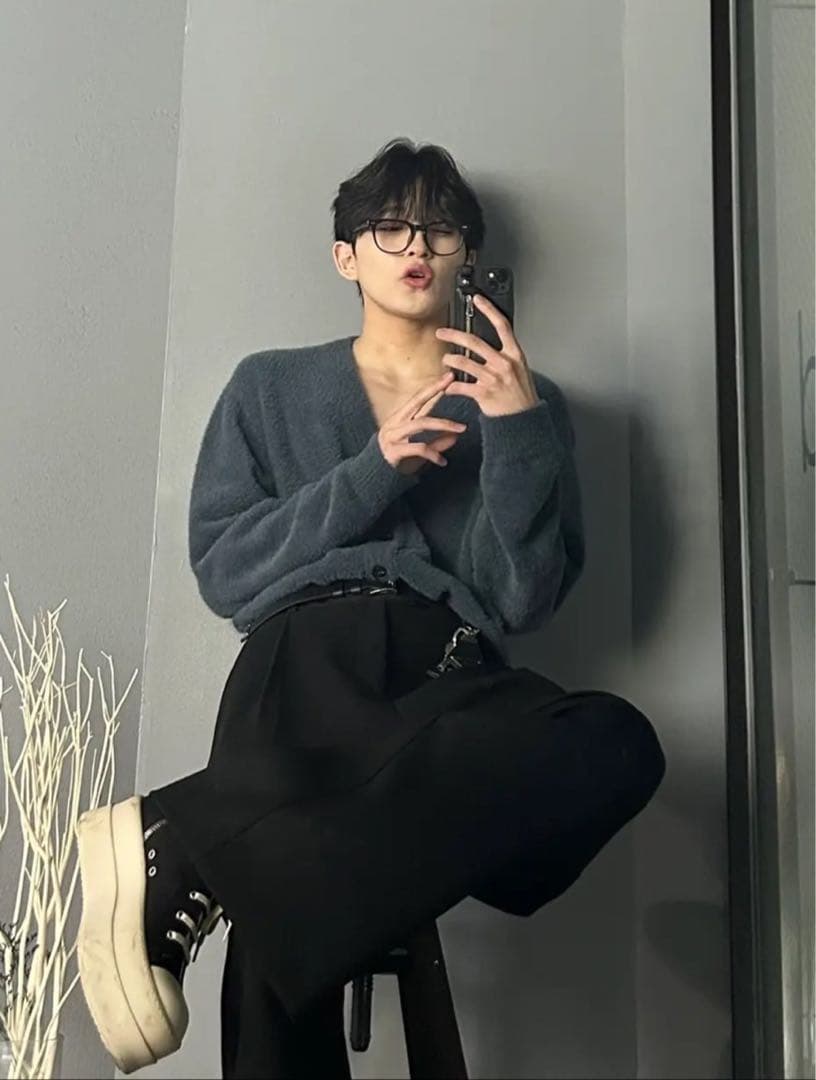 トップス RADIANT Mohair cardigan