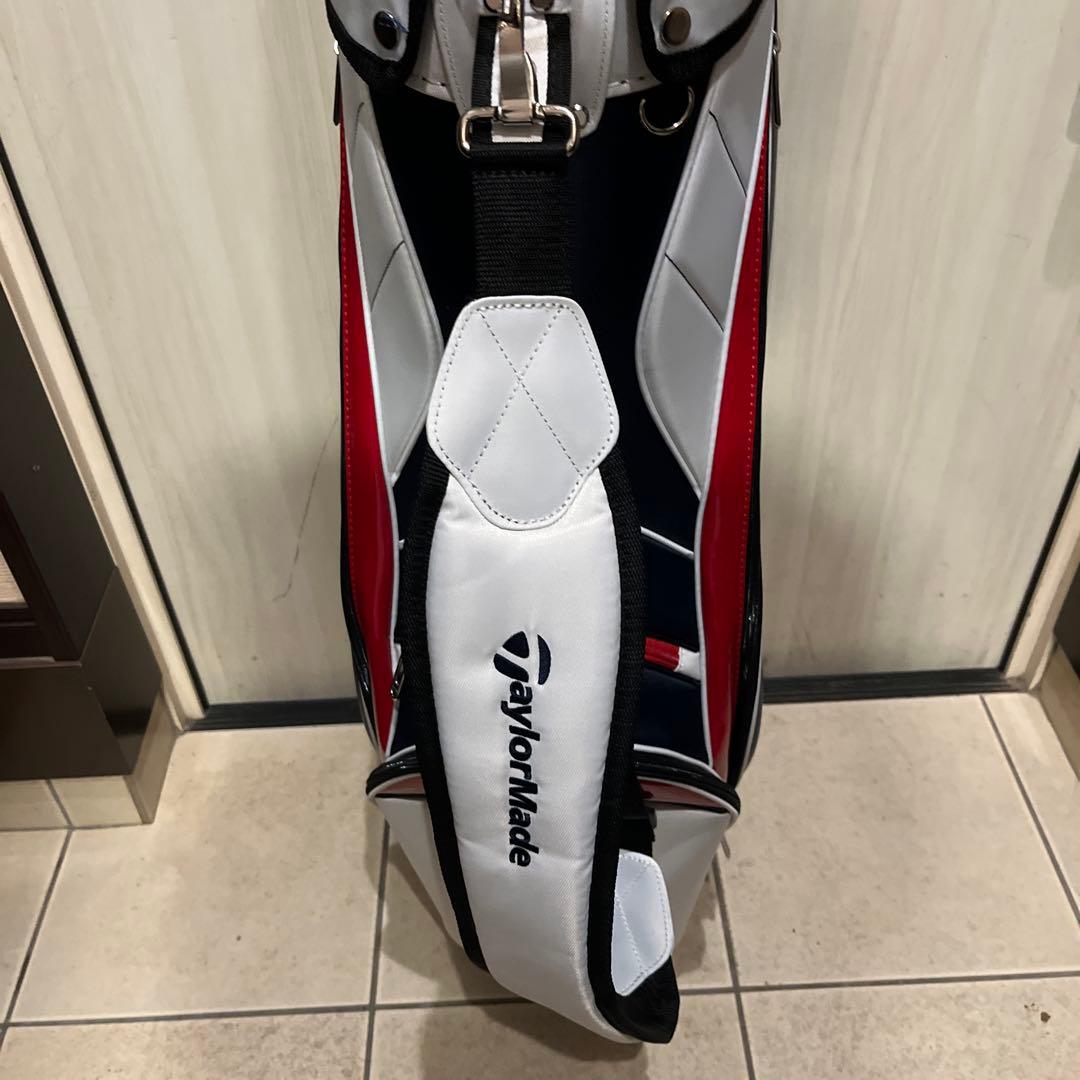 TaylorMade キャディバッグ ホワイト/ネイビー/レッド