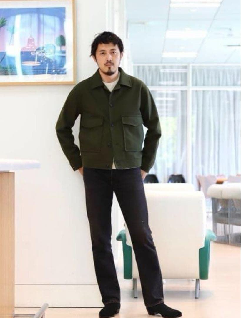 新品　BEAMS別注 タリアトーレ　ウールナイロンブルゾン