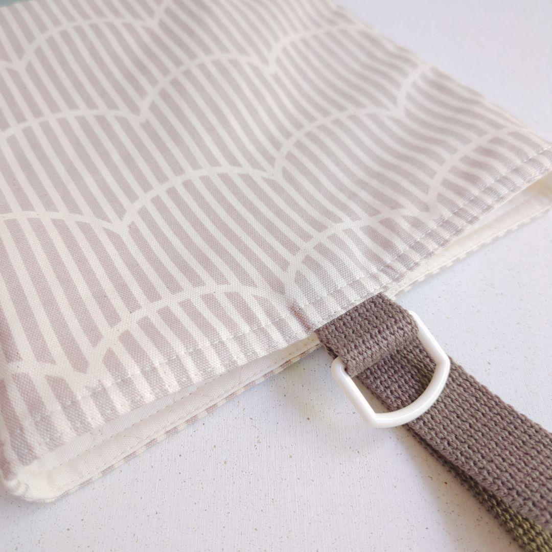 【はむこ】ストライプもくもくのセット　ブルー　グレー