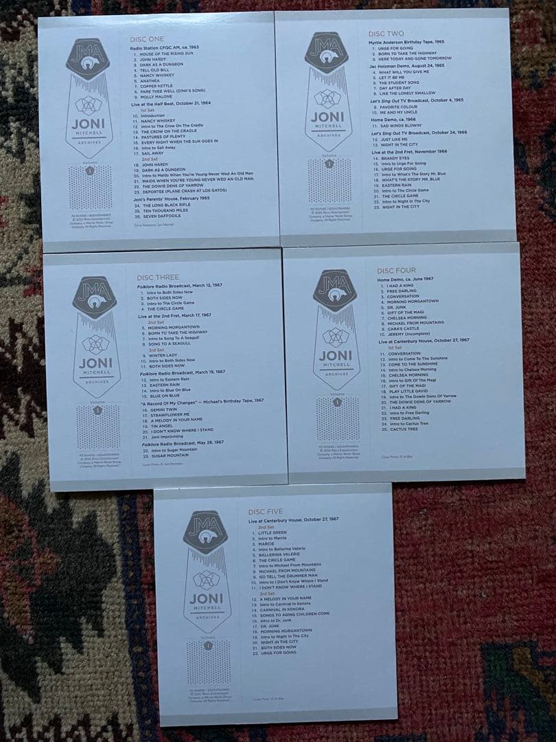 超美品JONI MITCHELL ARCHIVES - VOLUME 1 5CD
